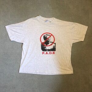 Vintage Fans Against Dale Earnhardt Shirt 90's NASCAR Racing Grey Single Stitch
